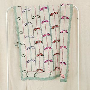Vintage Kantha Quilts Handmade Embroidery Patchwork Reversible Blanket Throw